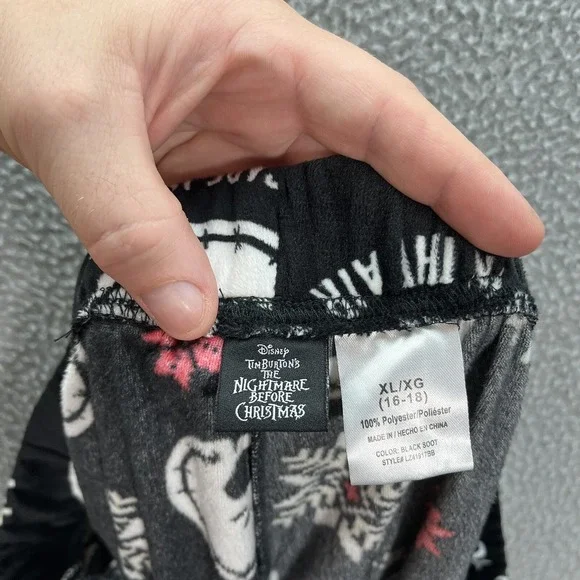 The Nightmare Before Christmas Pajama Pants Womens Extra Large Multicolor Disney - Picture 6 of 9